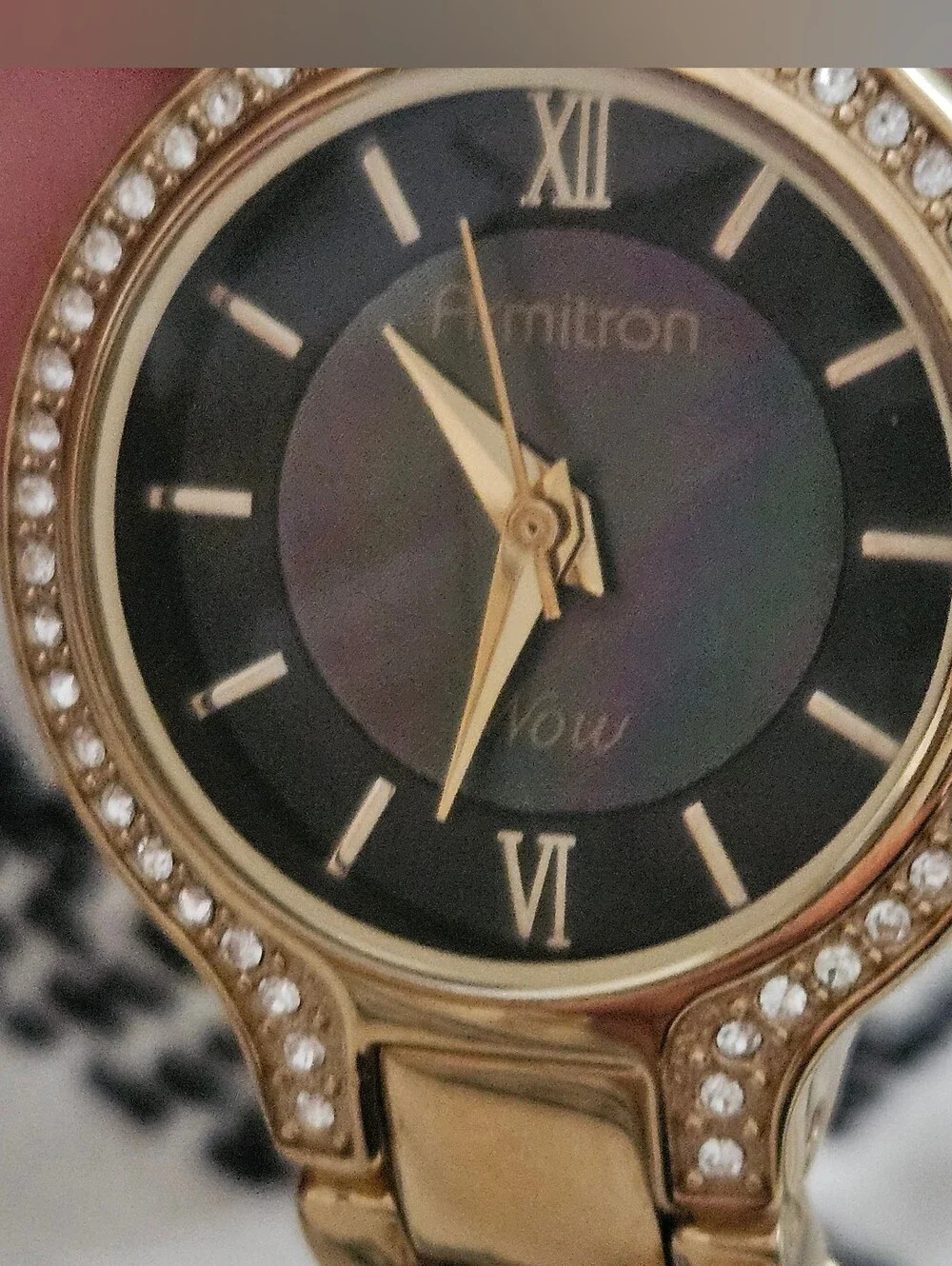 Armitron Now Gold Tone Crystal Accent Ladies Wristwatch